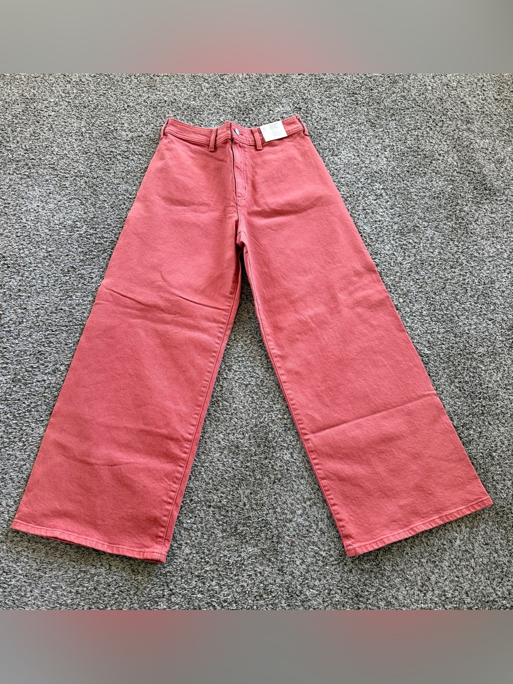 Wide Leg Women’s Jeans in Dusty Rose Size 6